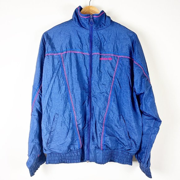 adidas Other - Adidas vintage blue pink Track Jacket M